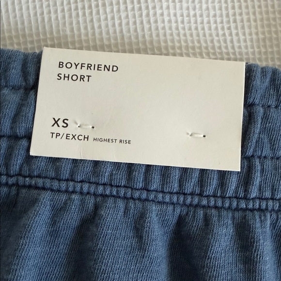 American Eagle Outfitters Boyfriend Women's Blue Knit Lounge Shorts Size XS NWT - Picture 10 of 14
